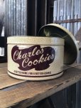 画像3: Vintage Charles Chips Advertising Cookie Tin Can (A394) (3)