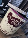 画像8: Vintage Charles Chips Advertising Potato Chip Tin Can (A393) (8)