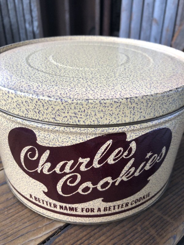 画像8: Vintage Charles Chips Advertising Cookie Tin Can (A394)
