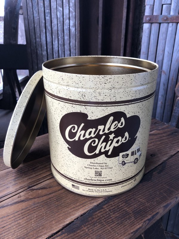 画像3: Charles Chips Advertising Tin Can (A396)