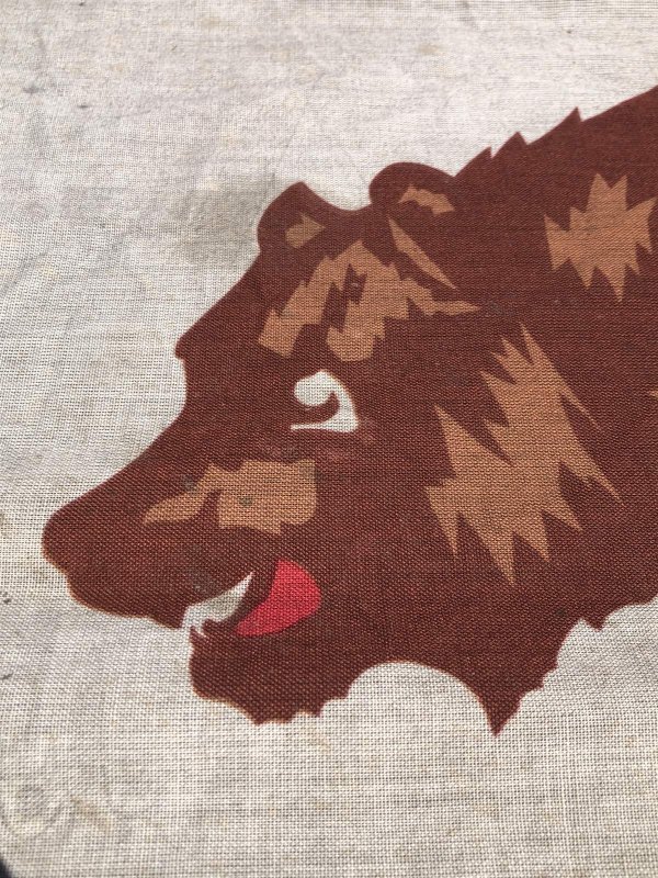 画像12: Vintage Large California Republic The BEAR Flag AJAX Cotton Paramount Flag Co 120ｘ185 cm (A399) 