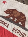 画像14: Vintage Large California Republic The BEAR Flag AJAX Cotton Paramount Flag Co 120ｘ185 cm (A399)  (14)