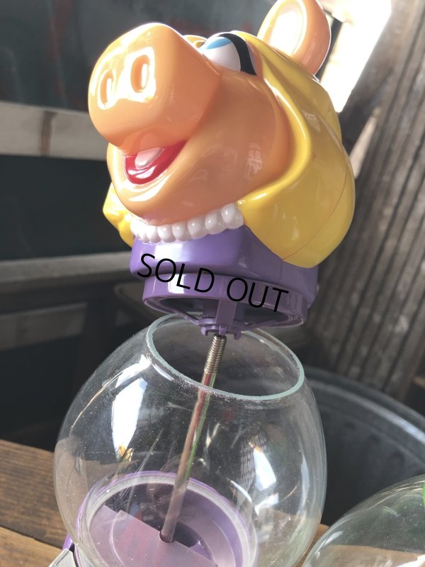 画像13: 00s The Muppet Show Kermit the Frog and Miss Piggy Gumball Machines (A400)