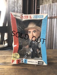 Vintage Lyndon B. Johnson 1964 Remco Figure (A405) 