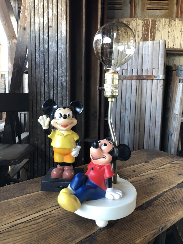 画像16: 70s Vintage Disney Mickey Mouse Night Lamp (A403)