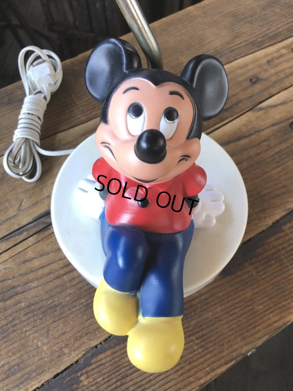 画像4: 70s Vintage Disney Mickey Mouse Night Lamp (A404)