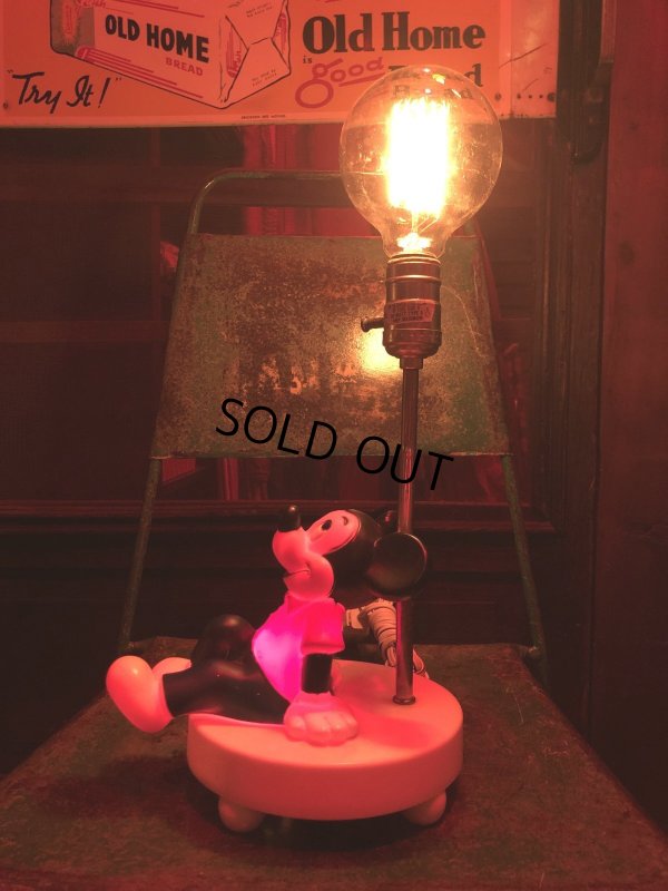 画像15: 70s Vintage Disney Mickey Mouse Night Lamp (A404)