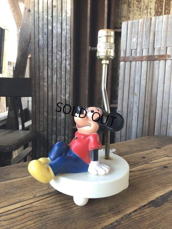 画像1: 70s Vintage Disney Mickey Mouse Night Lamp (A404)