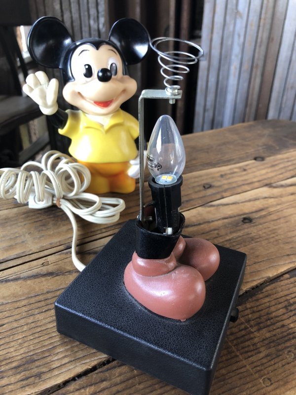 画像8: 70s Vintage Disney Mickey Mouse Night Lamp (A403)