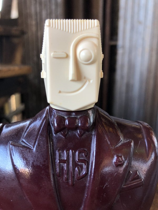 画像7: 40s Vintage Advertising HIS Men's Cologne Bottle (A406) 