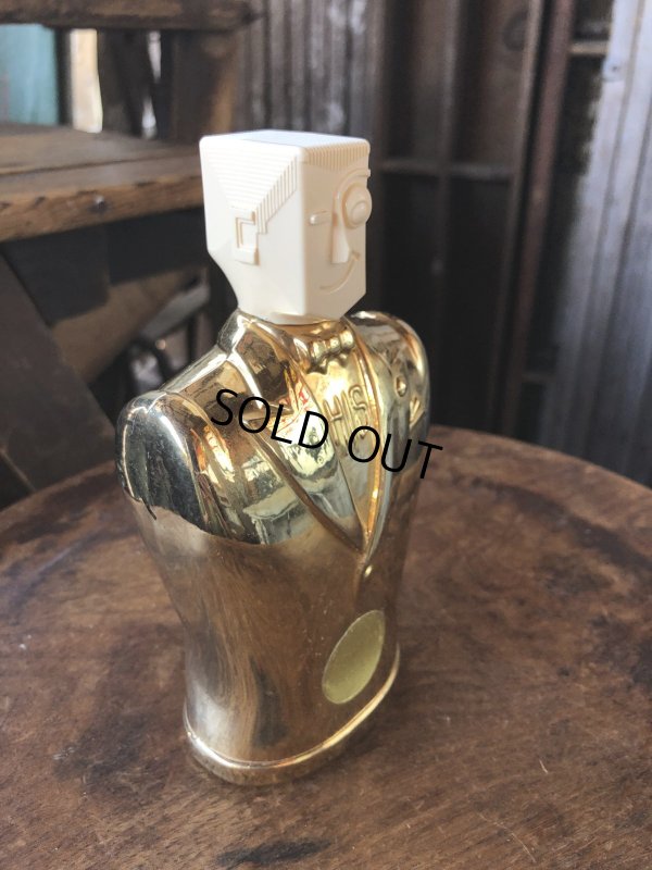 画像2: 40s Vintage Advertising HIS Men's After Shave Lotion Bottle Rare Gold Ver (A408) 