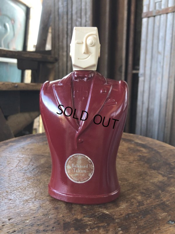 画像1: 40s Vintage Advertising HIS Men's Balanced Talcum Bottle (A404) 