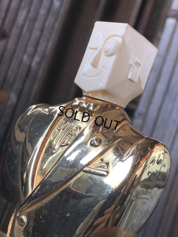 画像9: 40s Vintage Advertising HIS Men's After Shave Lotion Bottle Rare Gold Ver (A408) 