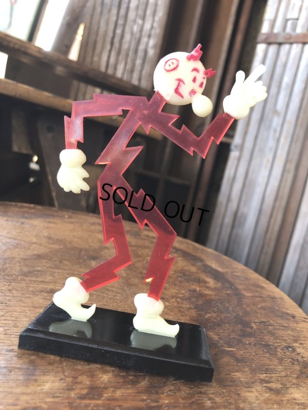 画像3: 〜50s Vintage REDDY KILOWATT Standing Business Card Holder Figure (A416)