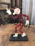 〜50s Vintage REDDY KILOWATT Standing Business Card Holder Figure (A415)