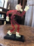 画像3: 〜50s Vintage REDDY KILOWATT Standing Business Card Holder Figure (A418) (3)