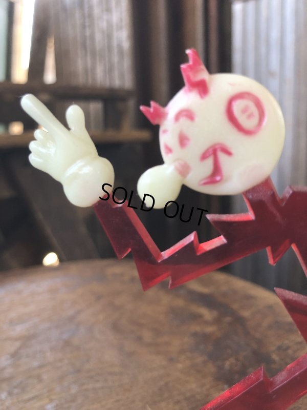 画像5: 〜50s Vintage REDDY KILOWATT Standing Business Card Holder Figure (A415)