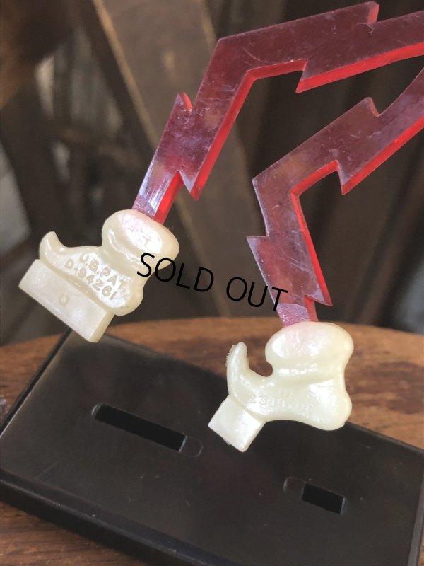 画像6: 〜50s Vintage REDDY KILOWATT Standing Business Card Holder Figure (A415)