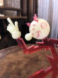 画像5: 〜50s Vintage REDDY KILOWATT Standing Business Card Holder Figure (A418) (5)