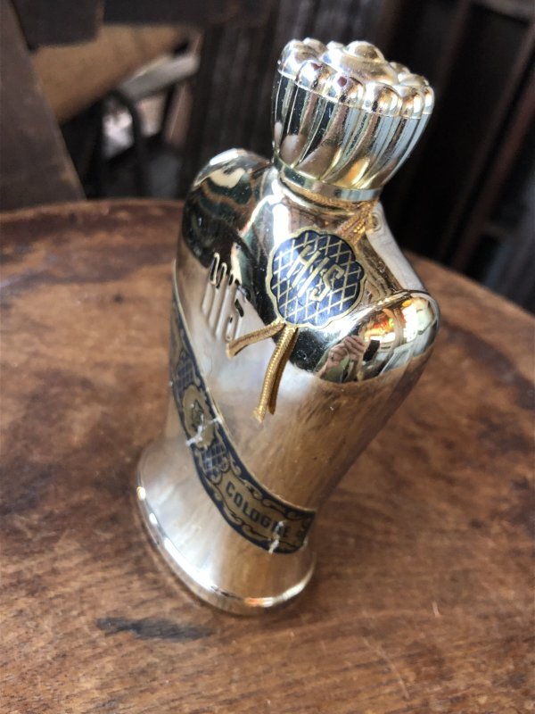 画像2: 40s Vintage Advertising HIS Men's Cologne Bottle Rare Gold Ver (A409) 
