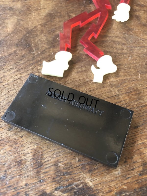 画像11: 〜50s Vintage REDDY KILOWATT Standing Business Card Holder Figure (A416)
