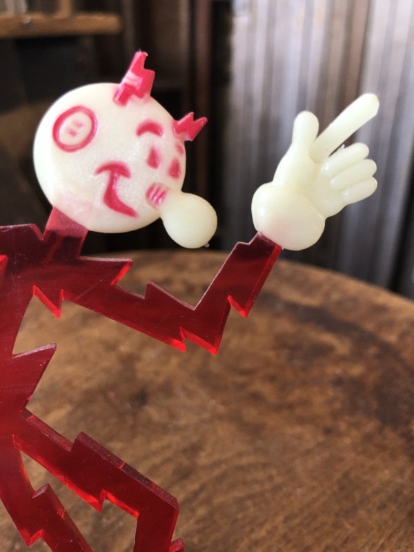 画像8: 〜50s Vintage REDDY KILOWATT Standing Business Card Holder Figure (A415)