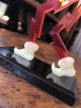 画像5: 〜50s Vintage REDDY KILOWATT Standing Business Card Holder Figure (A416) (5)
