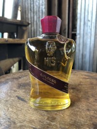 40s Vintage Advertising HIS Men's Cologne Bottle (A410) 