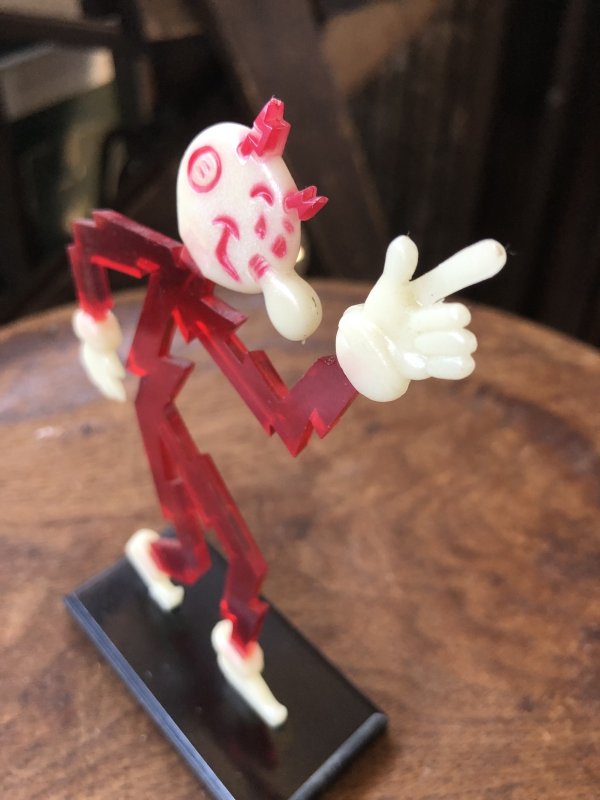 画像4: 〜50s Vintage REDDY KILOWATT Standing Business Card Holder Figure (A415)