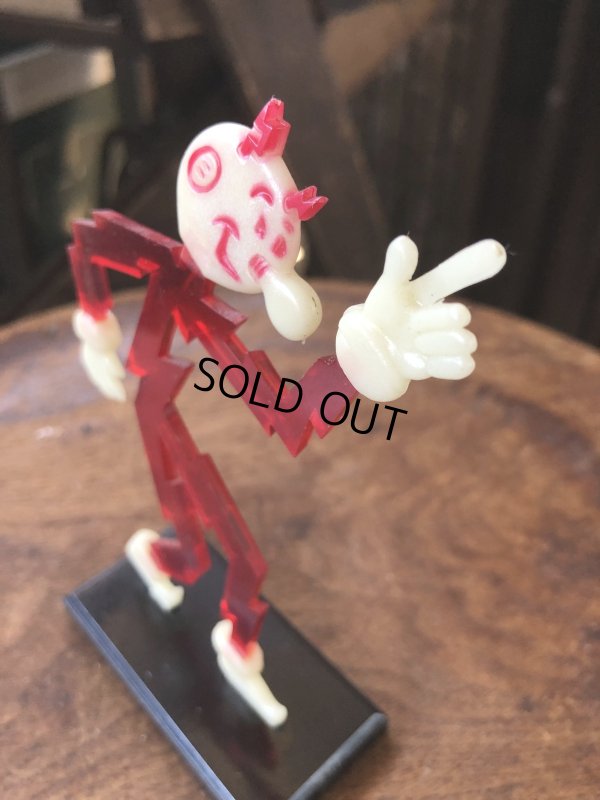 画像4: 〜50s Vintage REDDY KILOWATT Standing Business Card Holder Figure (A415)