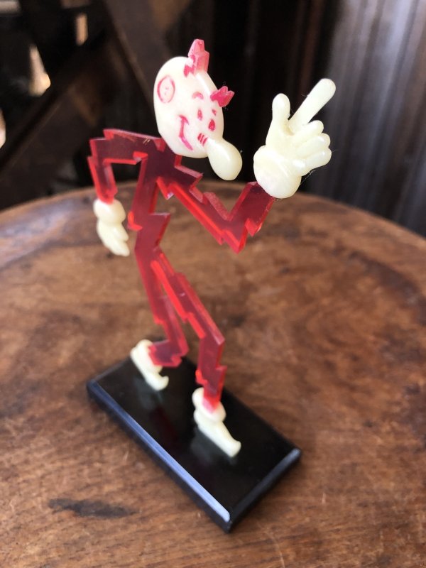 画像4: 〜50s Vintage REDDY KILOWATT Standing Business Card Holder Figure (A417)