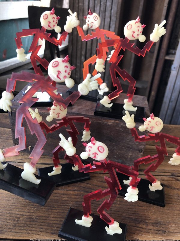 画像14: 〜50s Vintage REDDY KILOWATT Standing Business Card Holder Figure (A419)