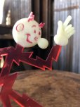 画像7: 〜50s Vintage REDDY KILOWATT Standing Business Card Holder Figure (A417) (7)