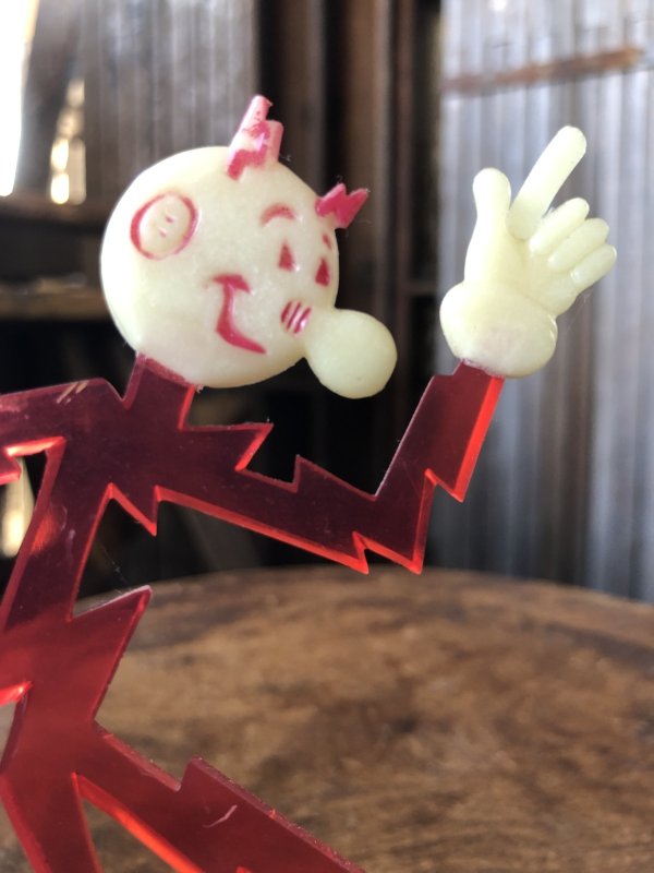 画像7: 〜50s Vintage REDDY KILOWATT Standing Business Card Holder Figure (A417)