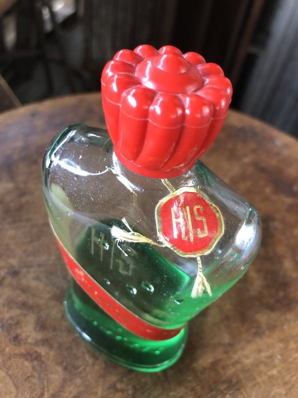 画像5: 40s Vintage Advertising HIS Men's Cologne Bottle (A412) 