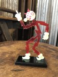 画像1: 〜50s Vintage REDDY KILOWATT Standing Business Card Holder Figure (A416) (1)