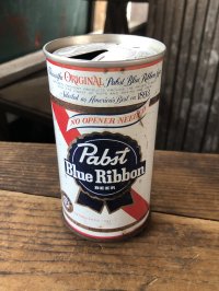 Vintage Pabst Blue Ribbon Beer Pull Tab Tapa Can 12 fl oz (A422)