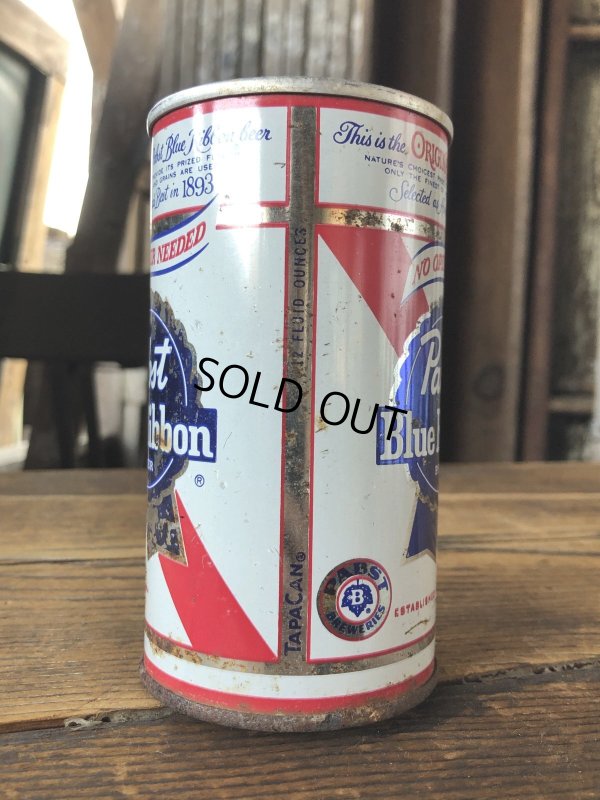 画像4: Vintage Pabst Blue Ribbon Beer Pull Tab Tapa Can 12 fl oz (A424)