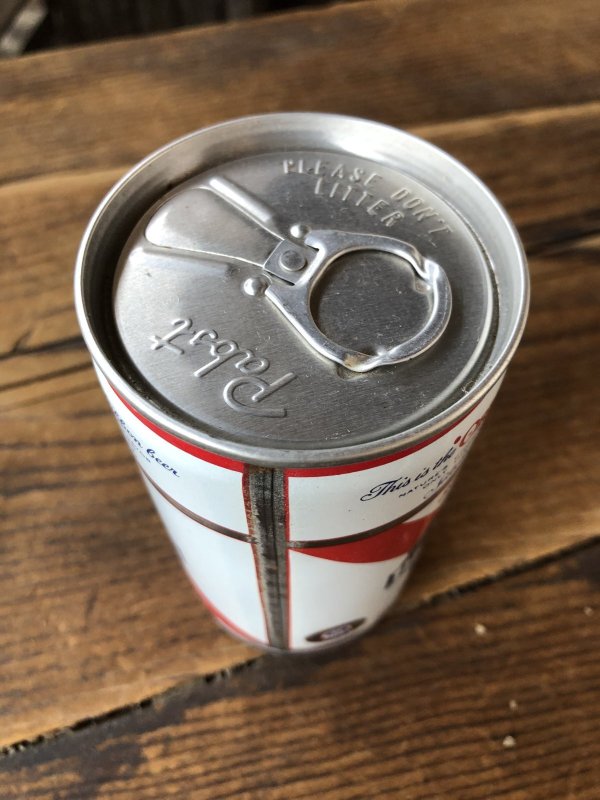 画像2: Vintage Pabst Blue Ribbon Beer Pull Tab Tapa Can 12 fl oz (A425)