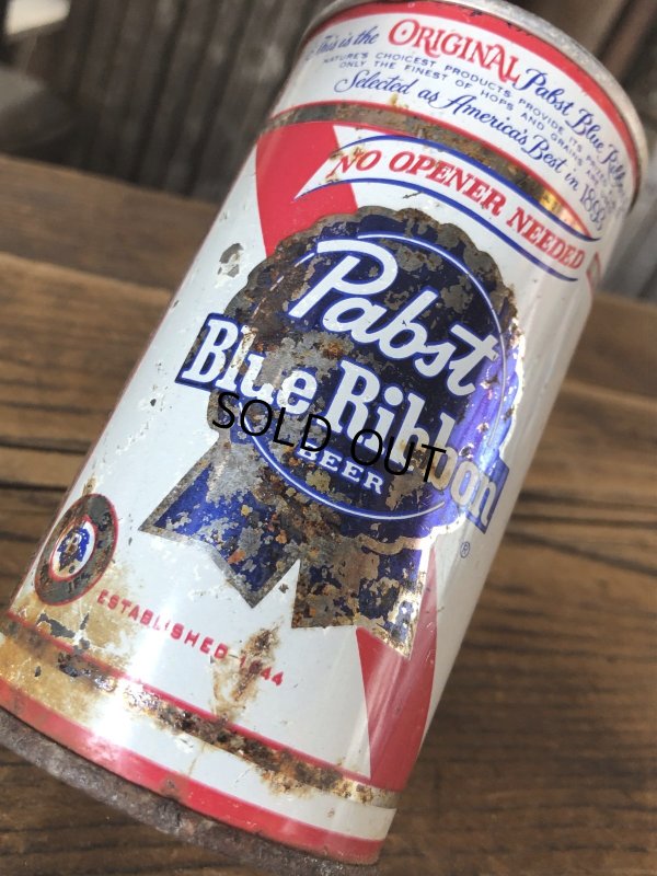 画像5: Vintage Pabst Blue Ribbon Beer Pull Tab Tapa Can 12 fl oz (A424)