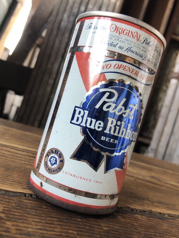 画像3: Vintage Pabst Blue Ribbon Beer Pull Tab Tapa Can 12 fl oz (A422)
