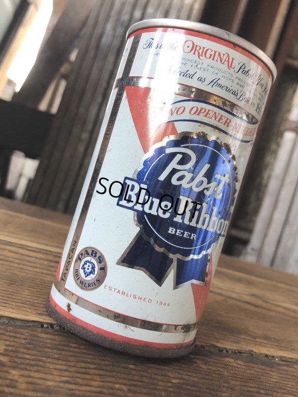 画像3: Vintage Pabst Blue Ribbon Beer Pull Tab Tapa Can 12 fl oz (A422)