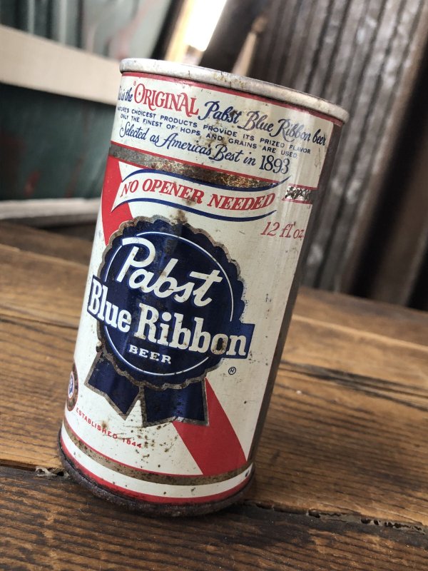 画像3: Vintage Pabst Blue Ribbon Beer Pull Tab Tapa Can 12 fl oz (A423)