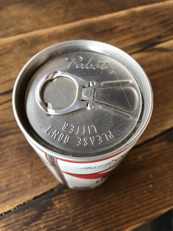 画像2: Vintage Pabst Blue Ribbon Beer Pull Tab Tapa Can 12 fl oz (A427)