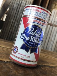 Vintage Pabst Blue Ribbon Beer Pull Tab Tapa Can 12 fl oz (A424)