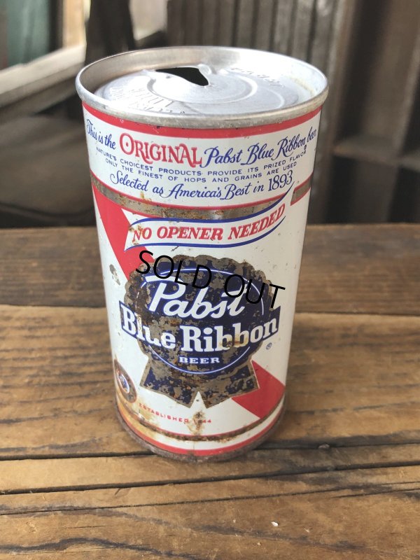 画像3: Vintage Pabst Blue Ribbon Beer Pull Tab Tapa Can 12 fl oz (A424)