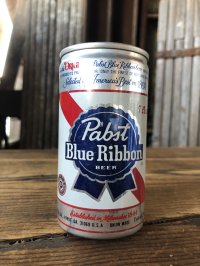 Vintage Pabst Blue Ribbon Beer Pull Tab Tapa Can 7 fl oz (A421)