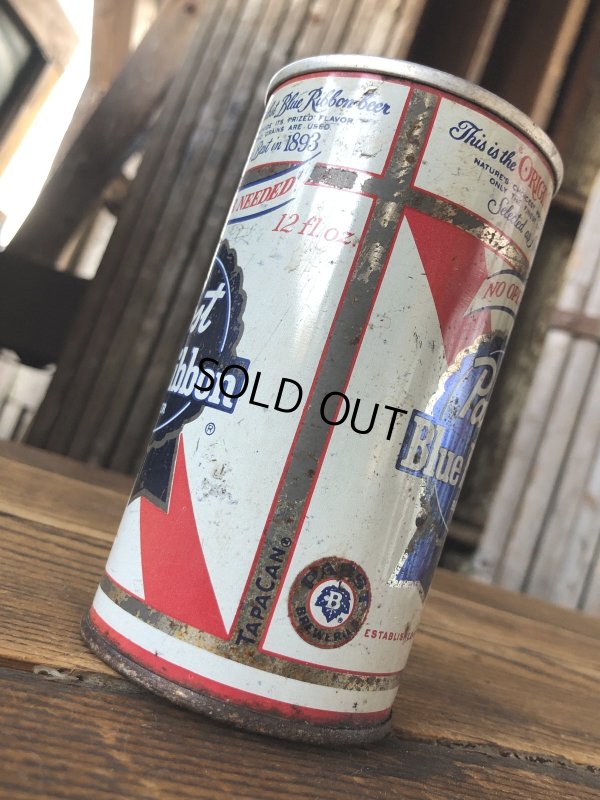 画像2: Vintage Pabst Blue Ribbon Beer Pull Tab Tapa Can 12 fl oz (A423)