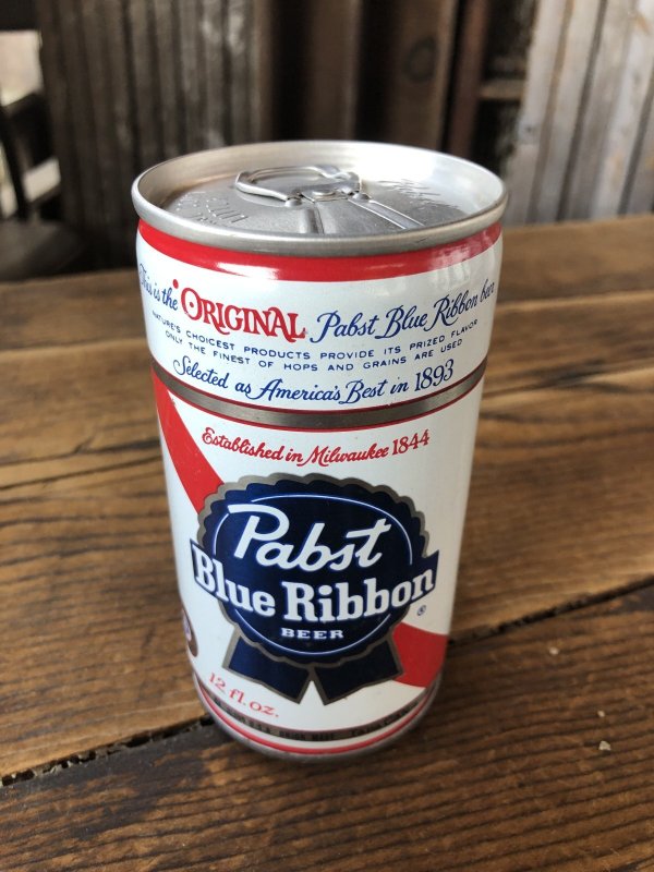 画像3: Vintage Pabst Blue Ribbon Beer Pull Tab Tapa Can 12 fl oz (A426)