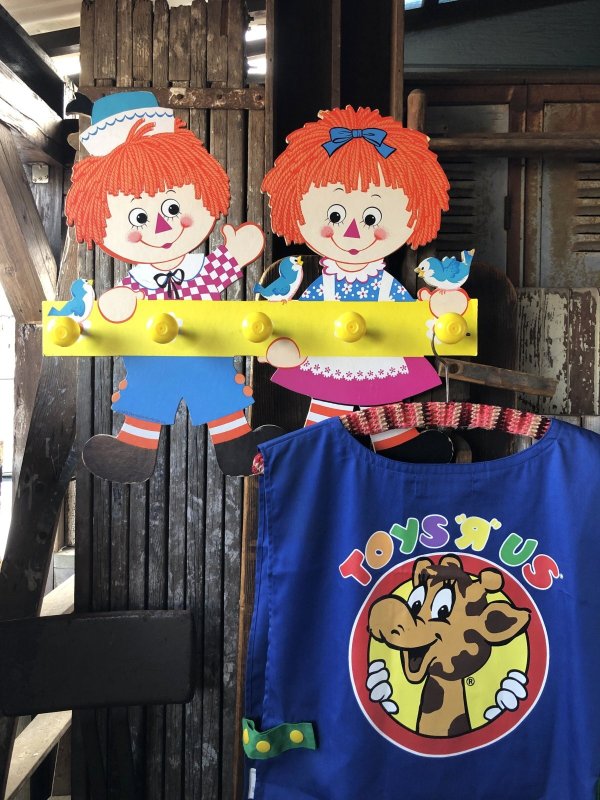 画像15: 70s Vintage Raggedy Ann and Andy Wall Hanging Coat/ Hat Rack Kids Decor (A430)  